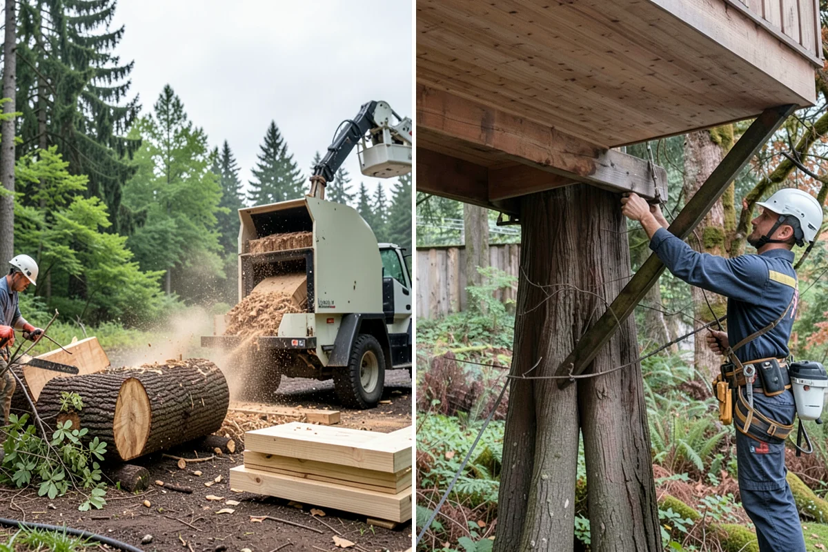 Root zone aeration in Shoreline, King County, WA - Inspect the tree and its site
