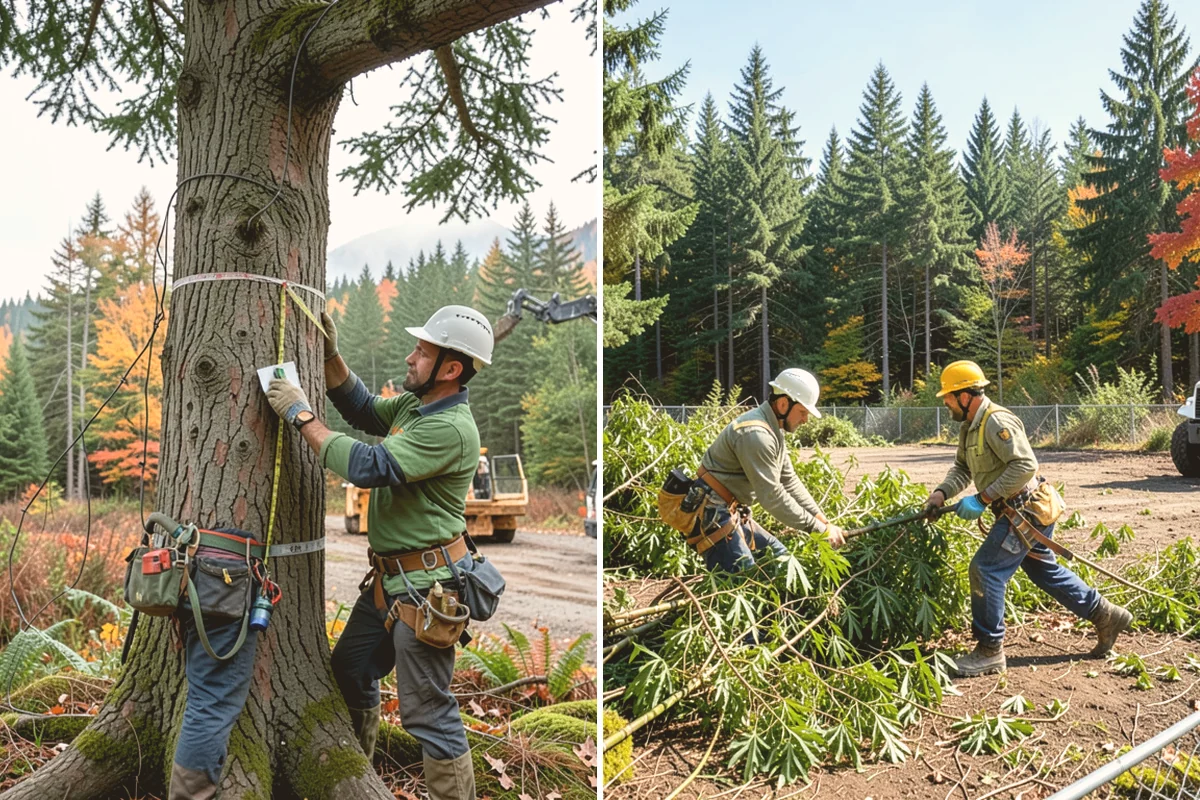 Root zone aeration in Stanwood, Snohomish County, WA - Inspect the tree and its site