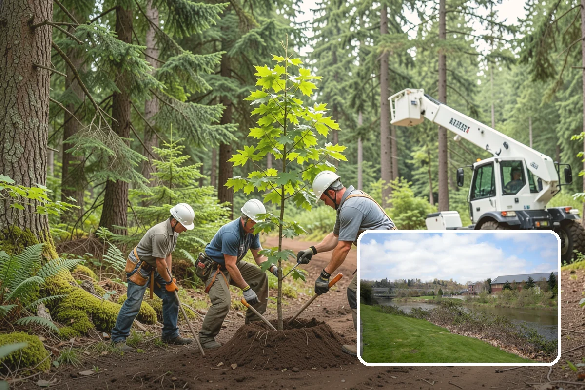 Root zone aeration in Tukwila, King County, WA - Supports long-term tree health and stability