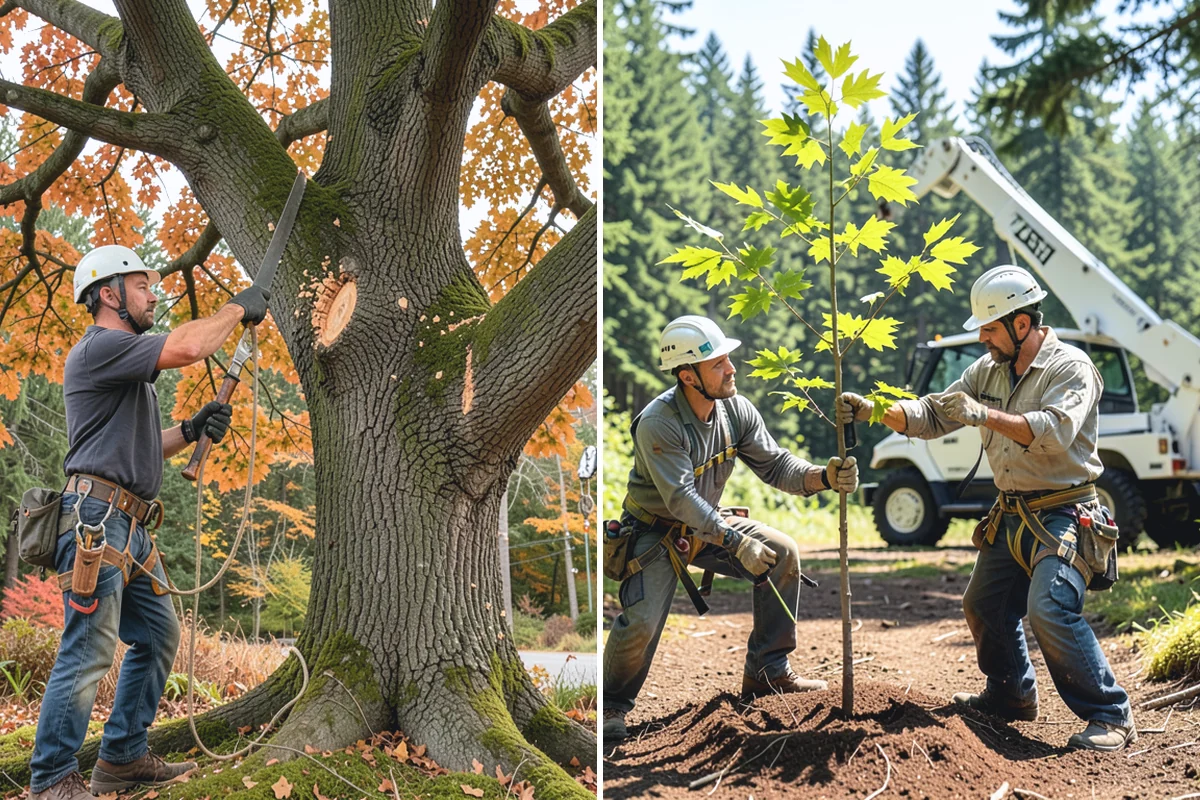 Root zone aeration in Wilkeson, Pierce County, WA - Inspect the tree and its site