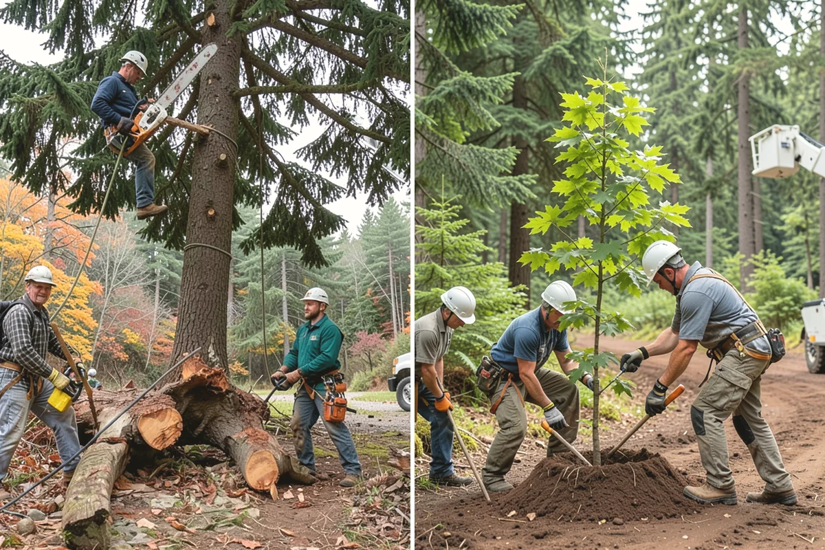 Root zone aeration in Yarrow Point, King County, WA - Inspect the tree and its site