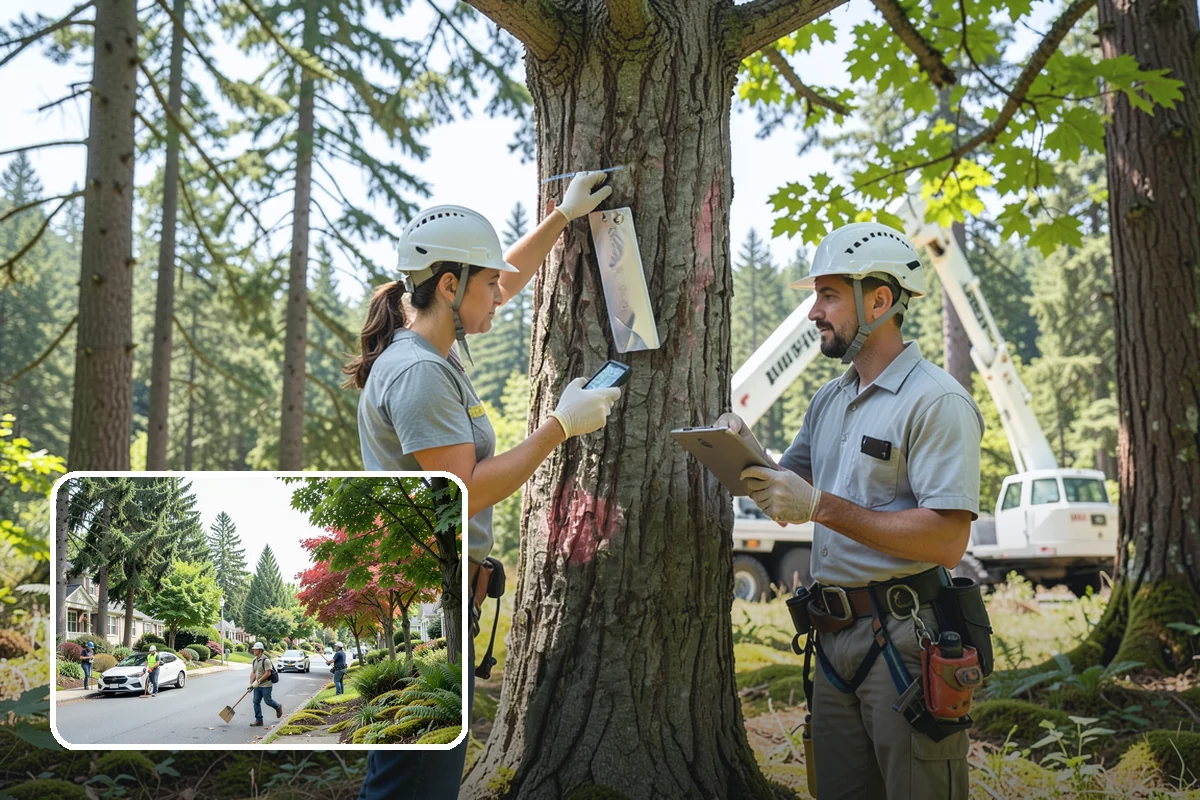 Seasonal pruning in Beaux Arts Village, King County, WA - Improves tree structure, health, and appearance