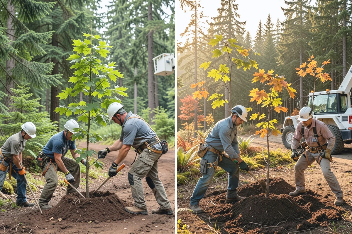 Seasonal pruning in Beaux Arts Village, King County, WA - Assess canopy condition and pruning objectives