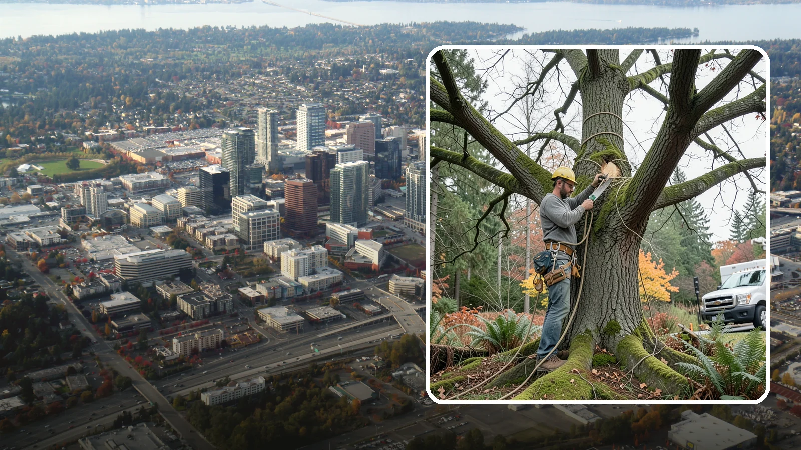 Seasonal pruning in Bellevue, King County, WA - Pruning timed to a tree's seasonal cycle.