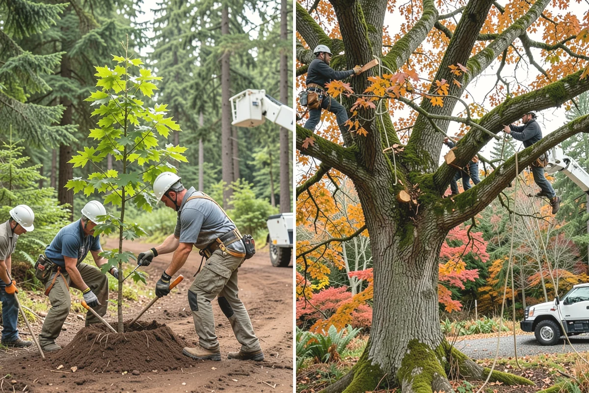 Seasonal pruning in Burien, King County, WA - Assess canopy condition and pruning objectives
