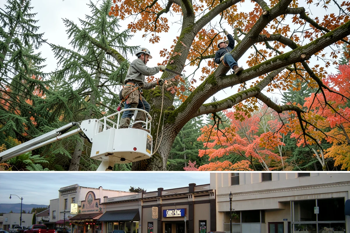 Seasonal pruning in Burlington, Skagit County, WA - In the Puget Sound climate, seasonal pruning should be timed to match species-specific dormancy periods to support health while...