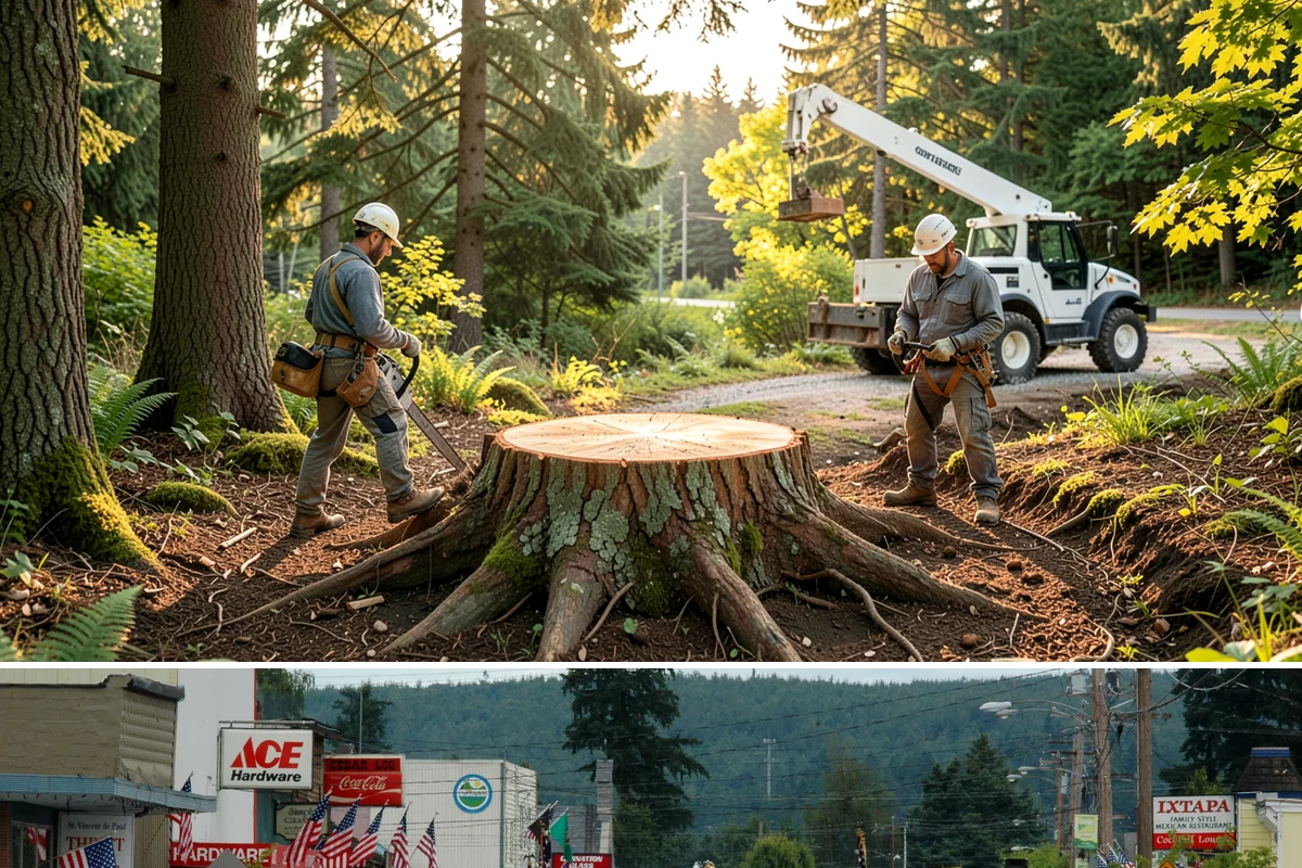 Seasonal pruning in Carnation, King County, WA - In the Puget Sound climate, seasonal pruning should be timed to match species-specific dormancy periods to support health while...