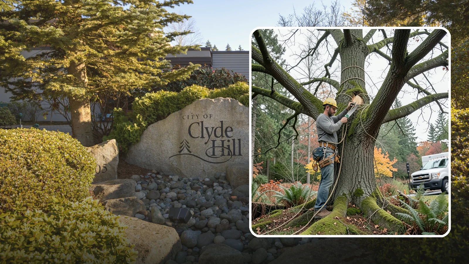Seasonal pruning in Clyde Hill, King County, WA - Pruning timed to a tree's seasonal cycle.