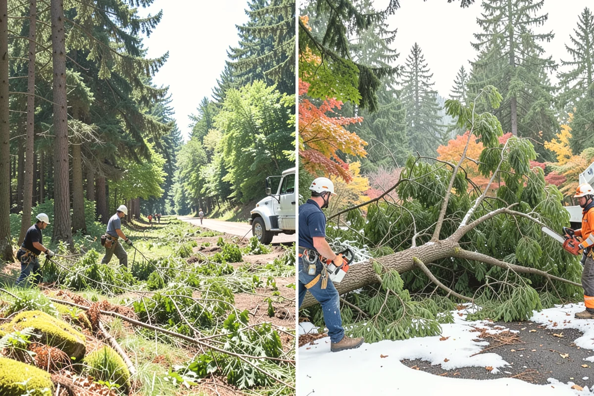 Seasonal pruning in Covington, King County, WA - Assess canopy condition and pruning objectives