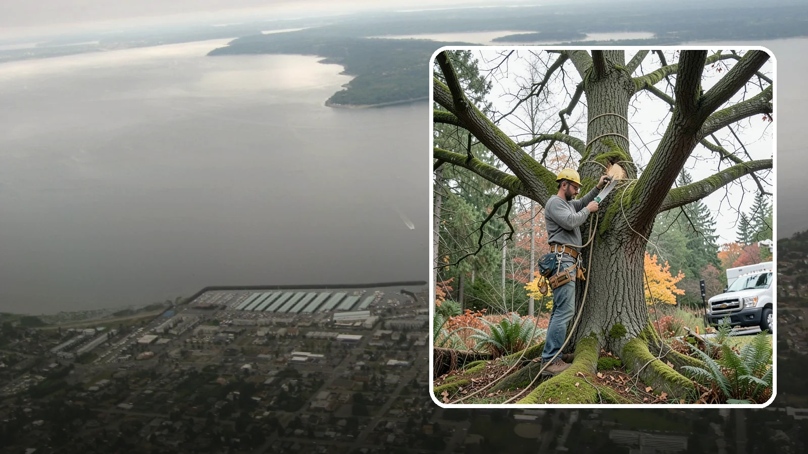 Seasonal pruning in Des Moines, King County, WA - Pruning timed to a tree's seasonal cycle.