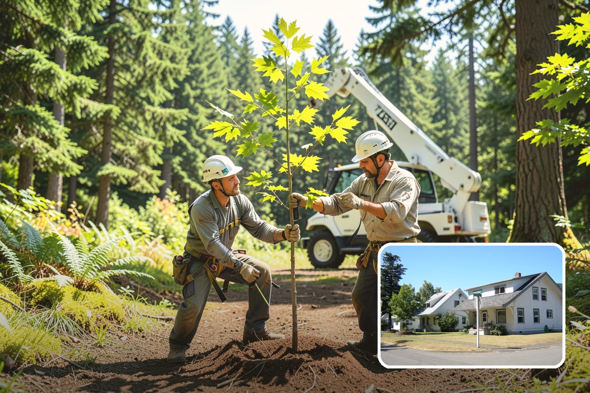 Seasonal pruning in DuPont, Pierce County, WA - Improves tree structure, health, and appearance