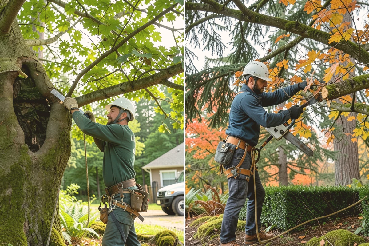 Seasonal pruning in Eatonville, Pierce County, WA - Assess canopy condition and pruning objectives