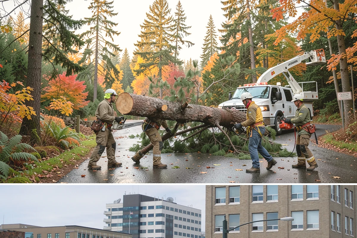 Seasonal pruning in Everett, Snohomish County, WA - In the Puget Sound climate, seasonal pruning should be timed to match species-specific dormancy periods to support health while...