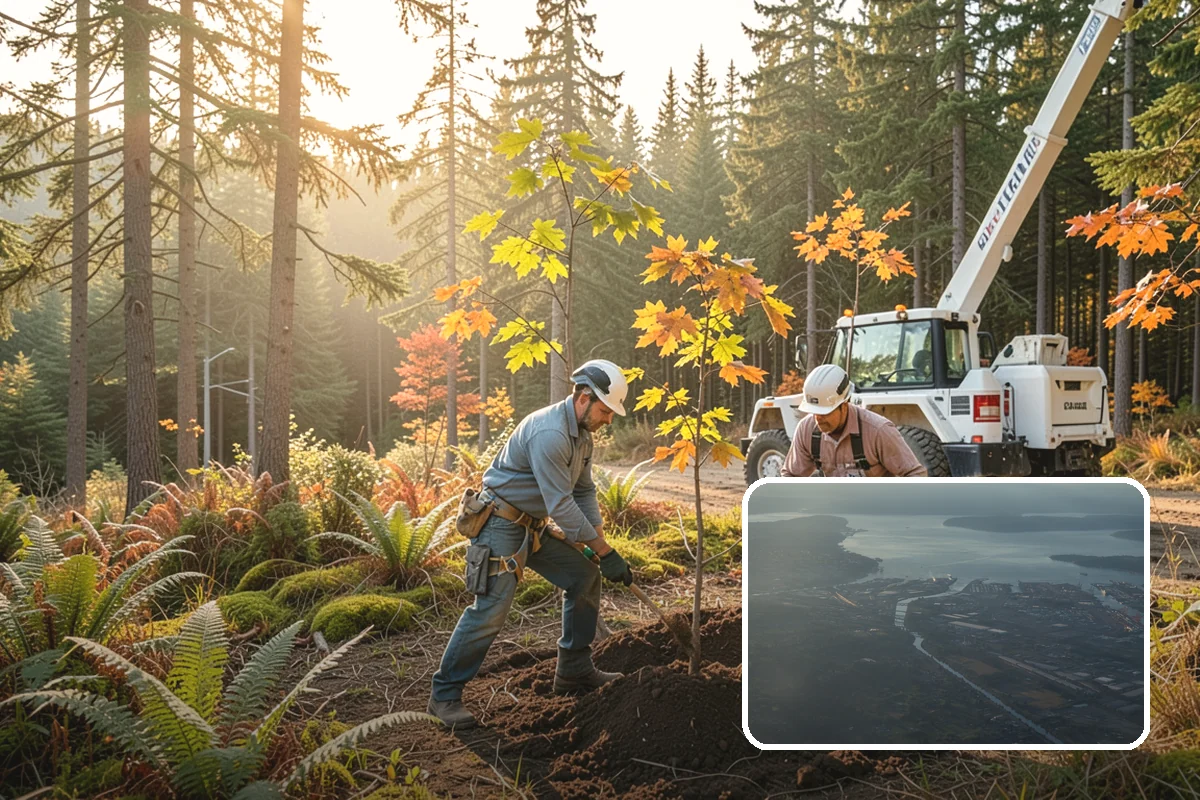 Seasonal pruning in Fife, Pierce County, WA - Improves tree structure, health, and appearance