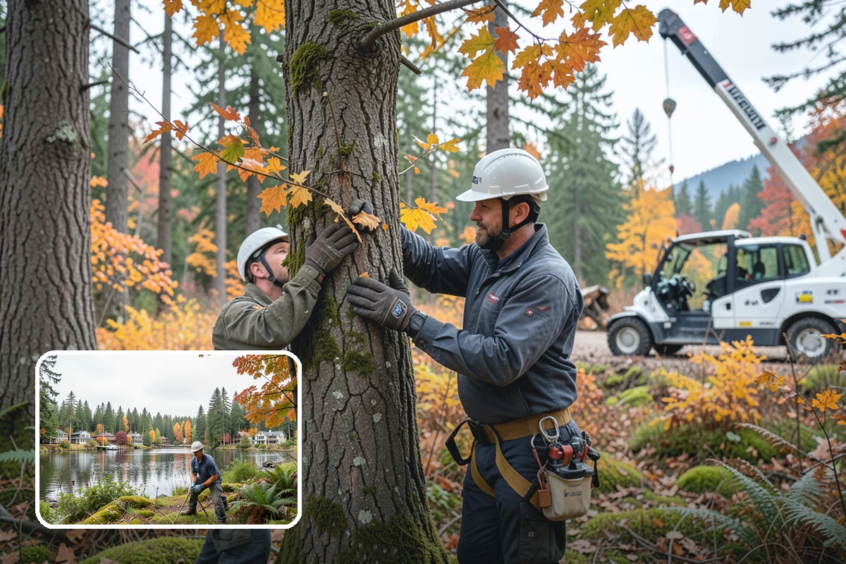 Seasonal pruning in La Conner, Skagit County, WA - Improves tree structure, health, and appearance