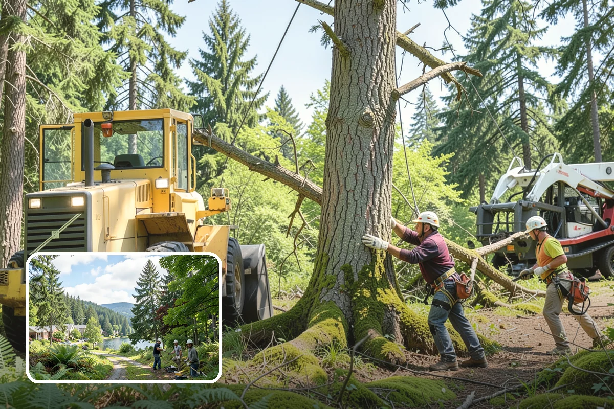 Seasonal pruning in Lake Forest Park, King County, WA - Improves tree structure, health, and appearance