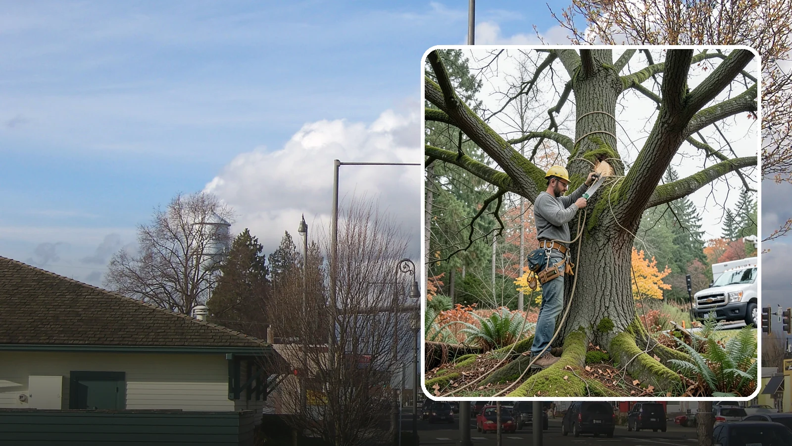 Seasonal pruning in Marysville, Snohomish County, WA - Pruning timed to a tree's seasonal cycle.