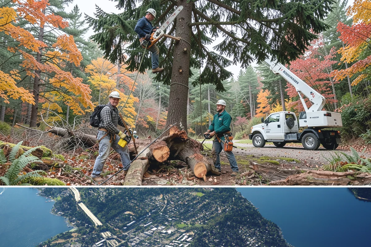 Seasonal pruning in Mercer Island, King County, WA - In the Puget Sound climate, seasonal pruning should be timed to match species-specific dormancy periods to support health while...