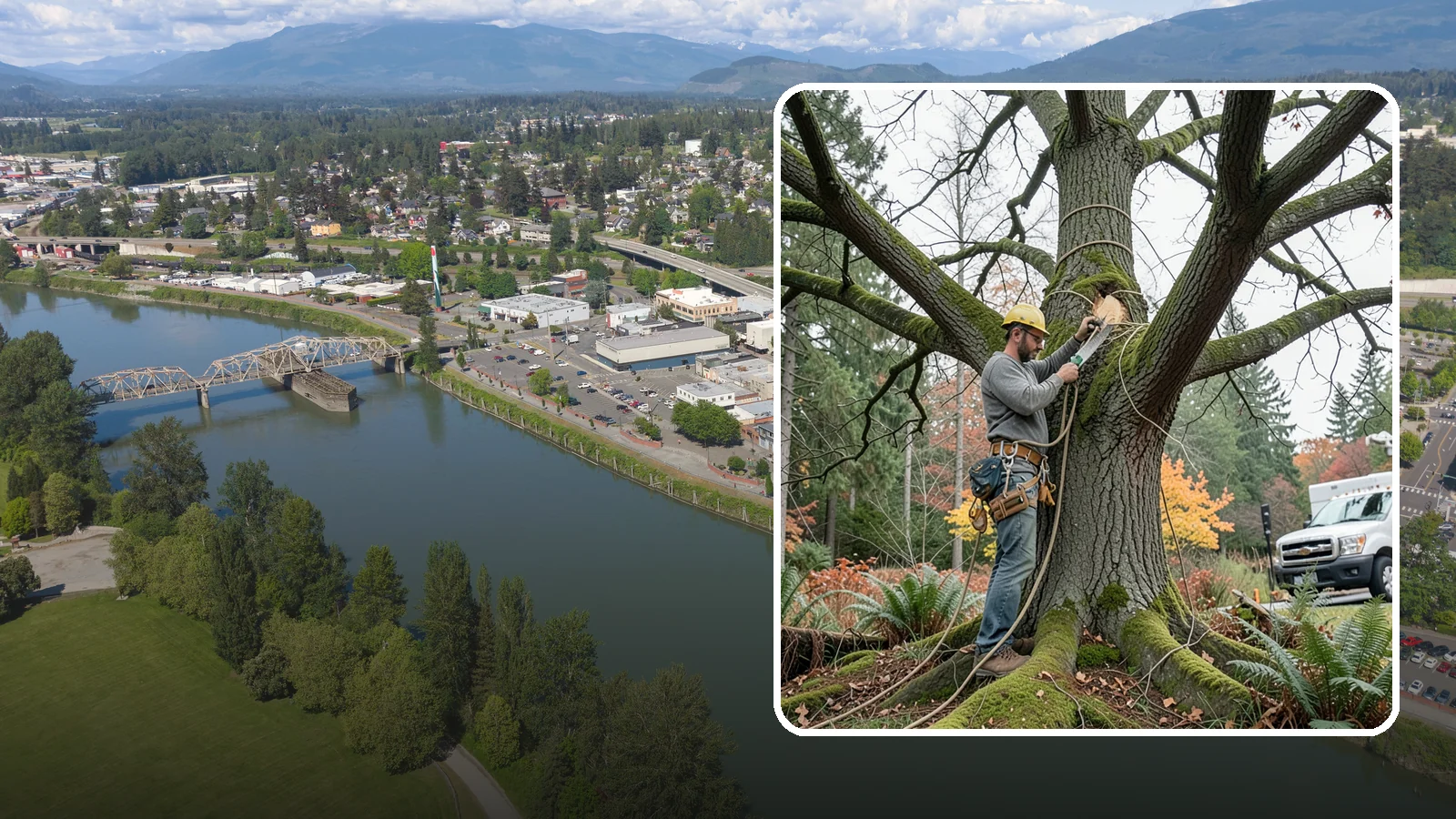 Seasonal pruning in Mount Vernon, Skagit County, WA - Pruning timed to a tree's seasonal cycle.