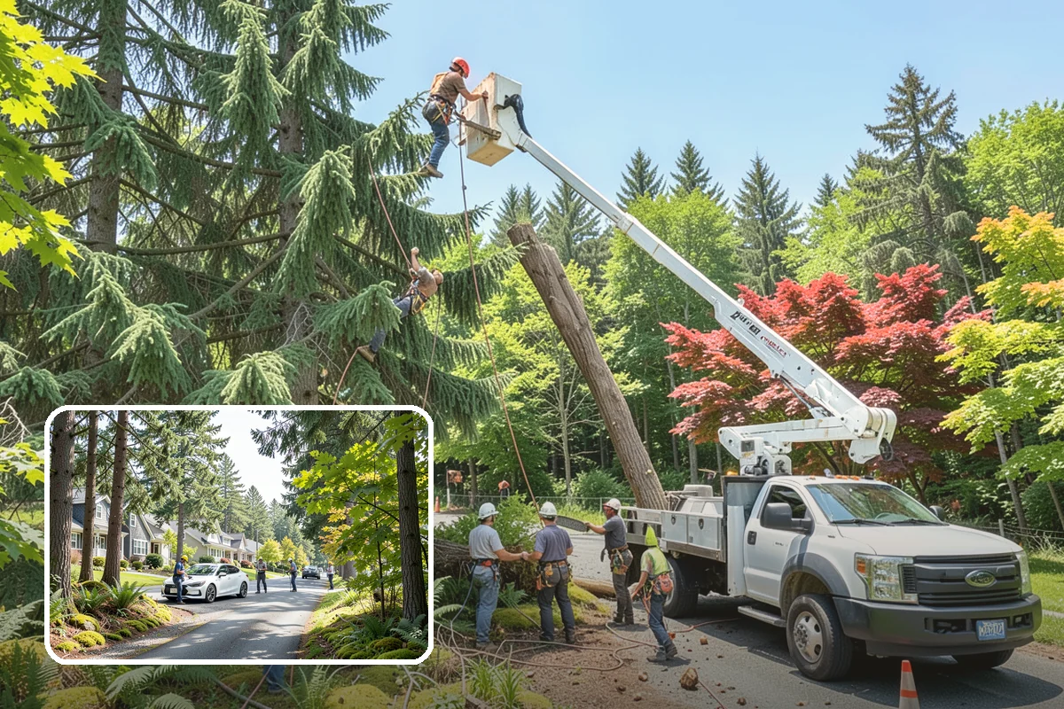Seasonal pruning in Normandy Park, King County, WA - Improves tree structure, health, and appearance