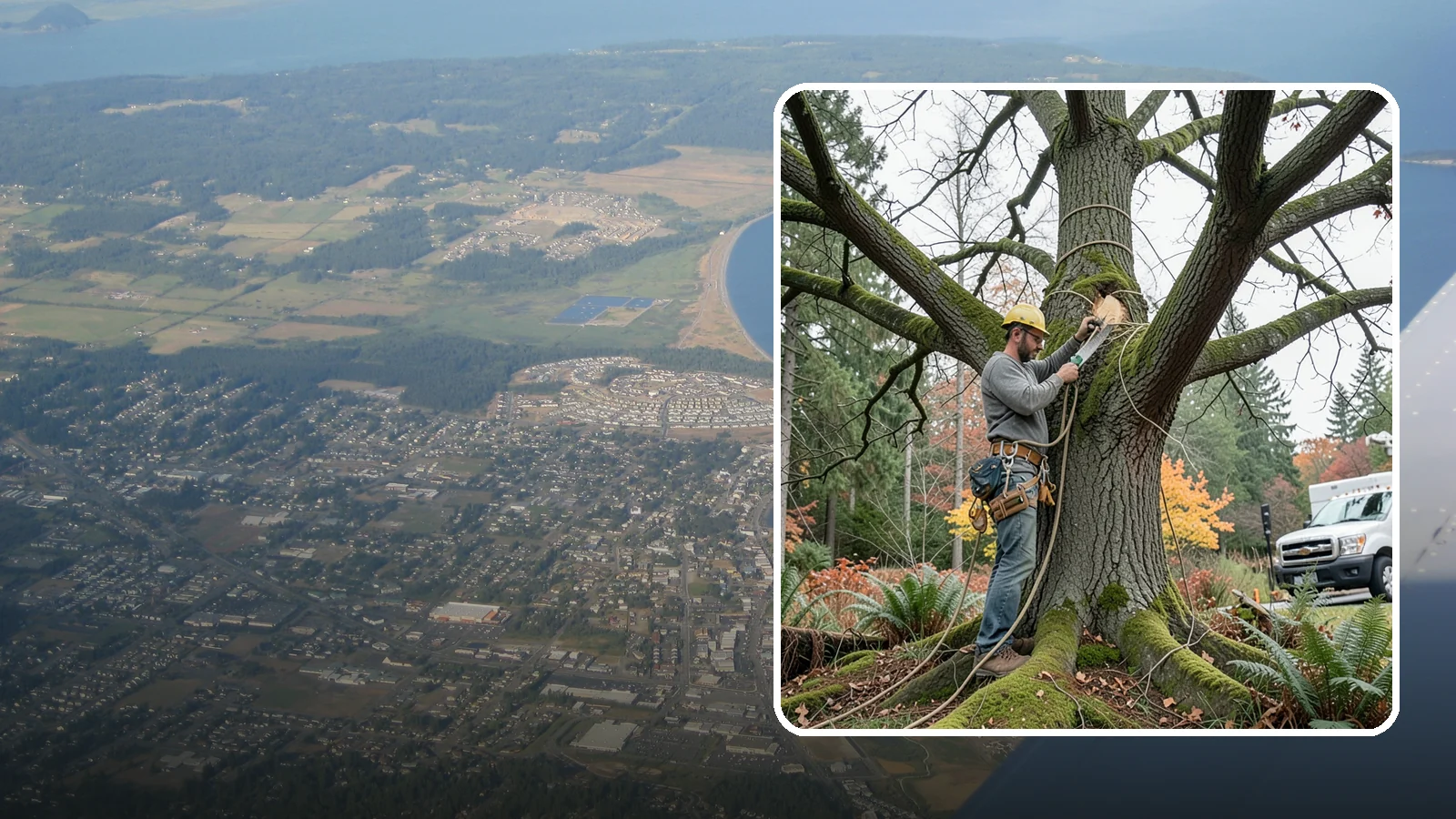 Seasonal pruning in Oak Harbor, Island County, WA - Pruning timed to a tree's seasonal cycle.