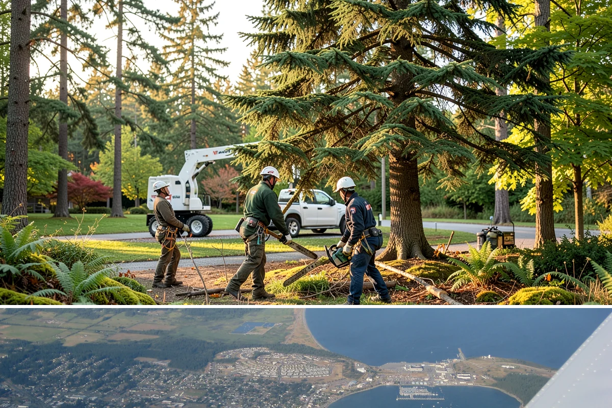 Seasonal pruning in Oak Harbor, Island County, WA - In the Puget Sound climate, seasonal pruning should be timed to match species-specific dormancy periods to support health while...