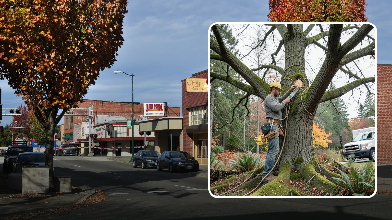 Seasonal pruning in Puyallup, Pierce County, WA - Pruning timed to a tree's seasonal cycle.