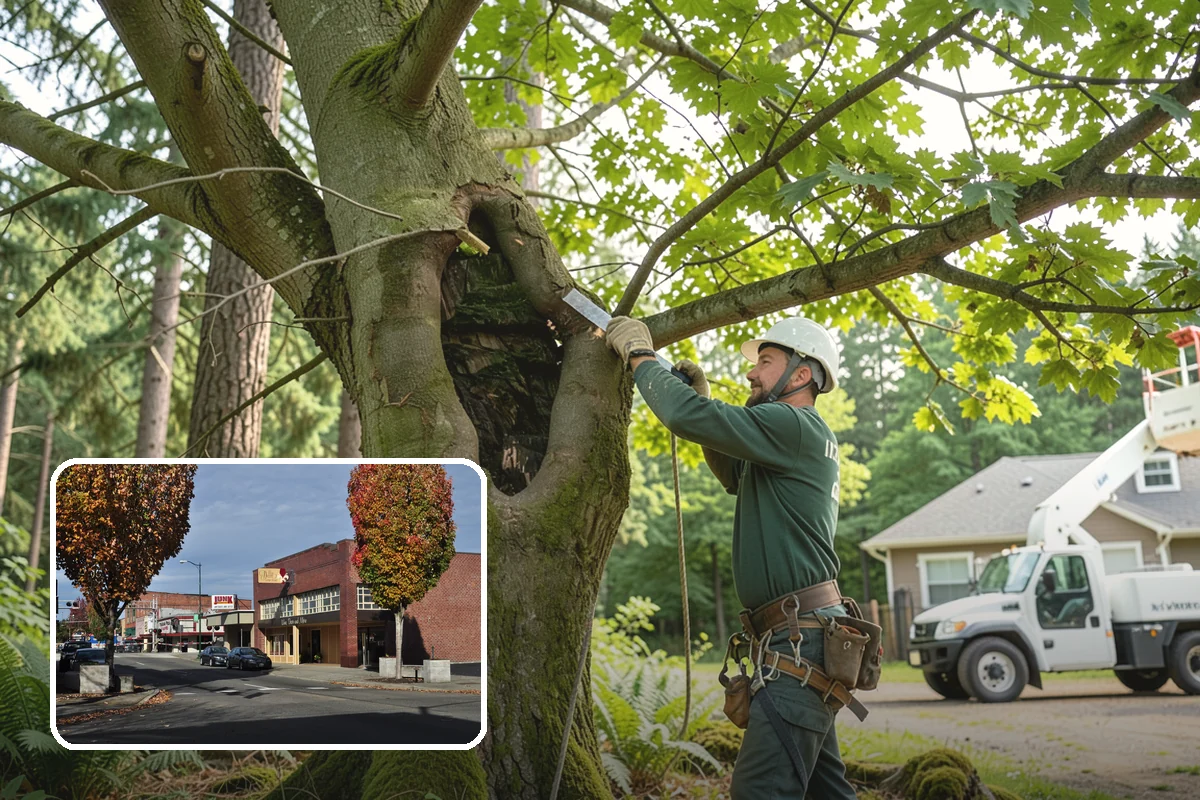 Seasonal pruning in Puyallup, Pierce County, WA - Improves tree structure, health, and appearance