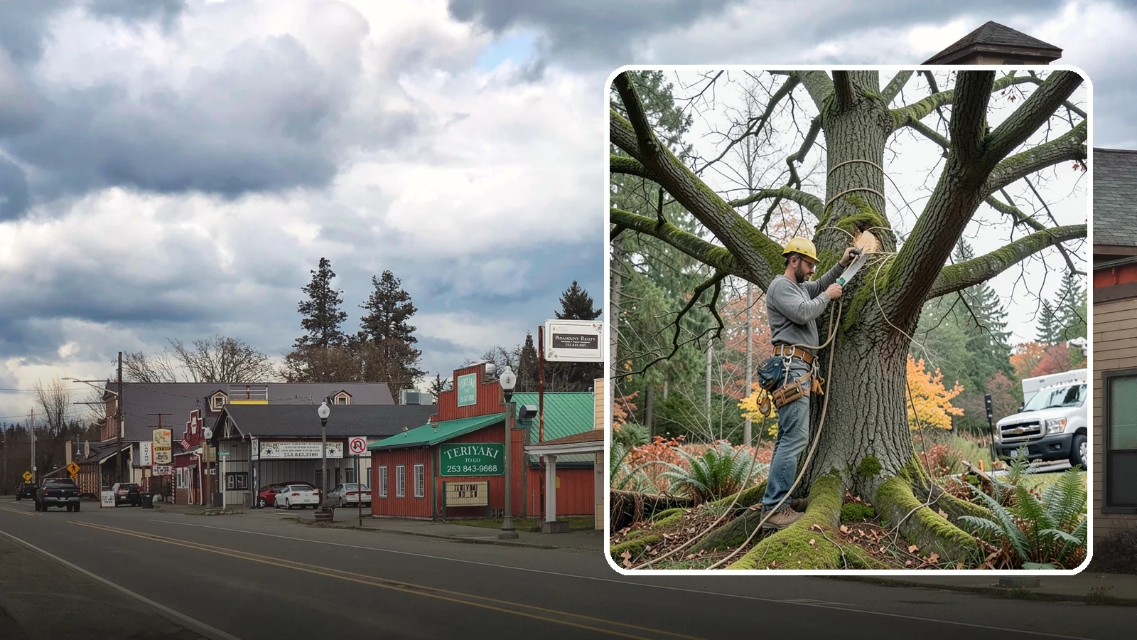 Seasonal pruning in Roy, Pierce County, WA - Pruning timed to a tree's seasonal cycle.
