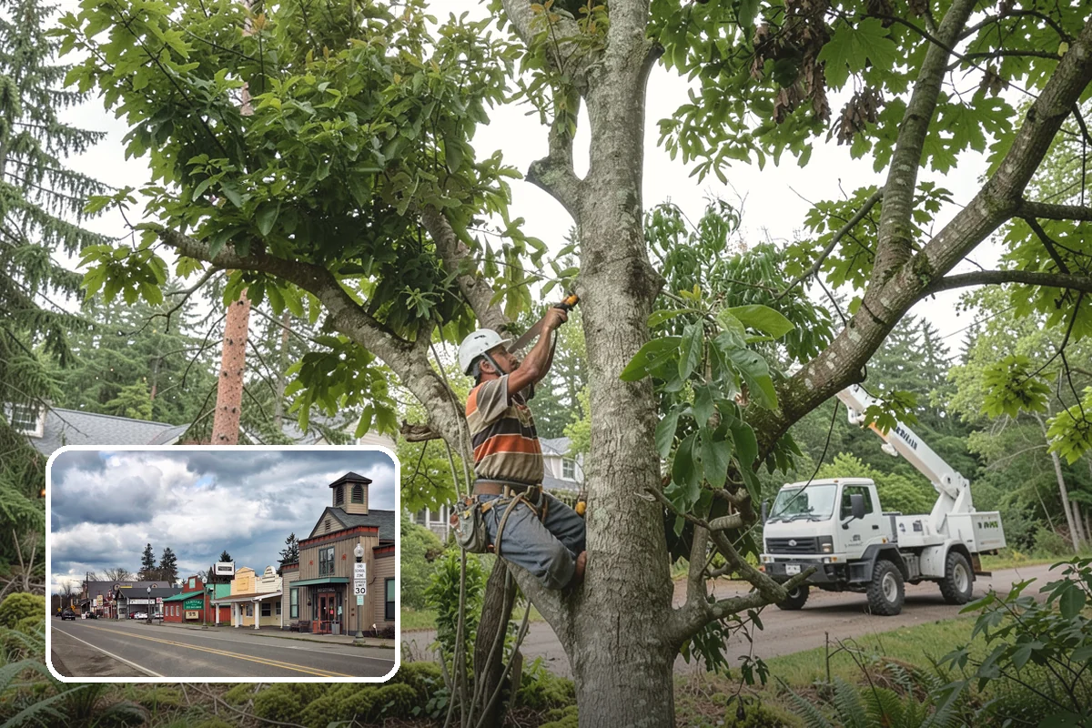 Seasonal pruning in Roy, Pierce County, WA - Improves tree structure, health, and appearance