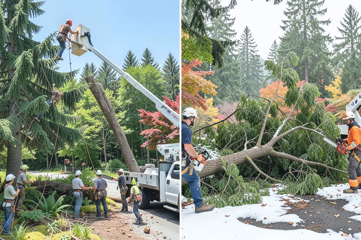 Seasonal pruning in Roy, Pierce County, WA - Assess canopy condition and pruning objectives