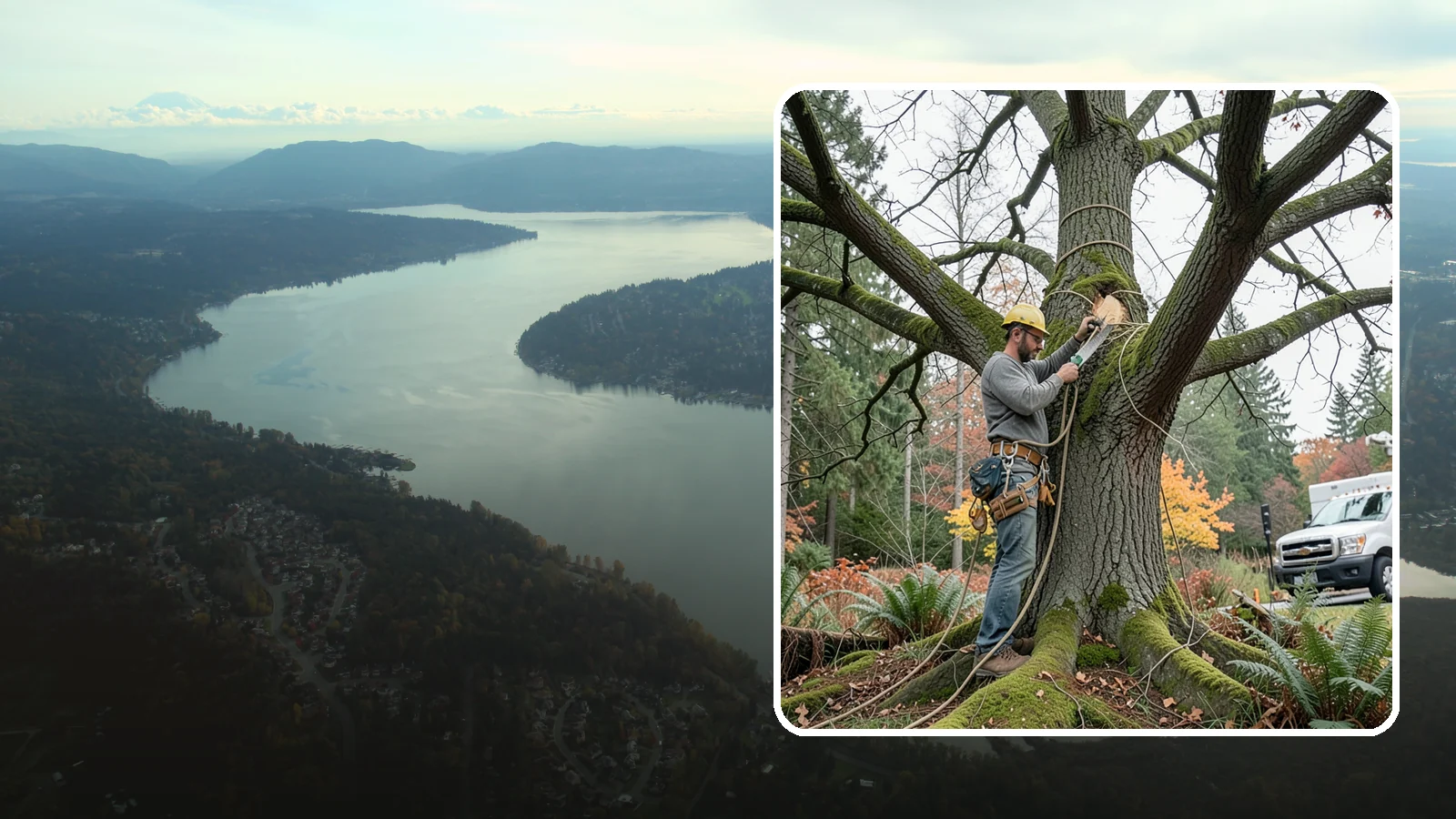 Seasonal pruning in Sammamish, King County, WA - Pruning timed to a tree's seasonal cycle.