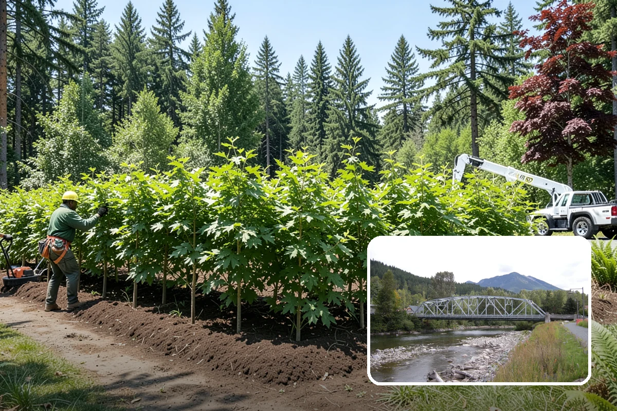 Seasonal pruning in Skykomish, King County, WA - Improves tree structure, health, and appearance