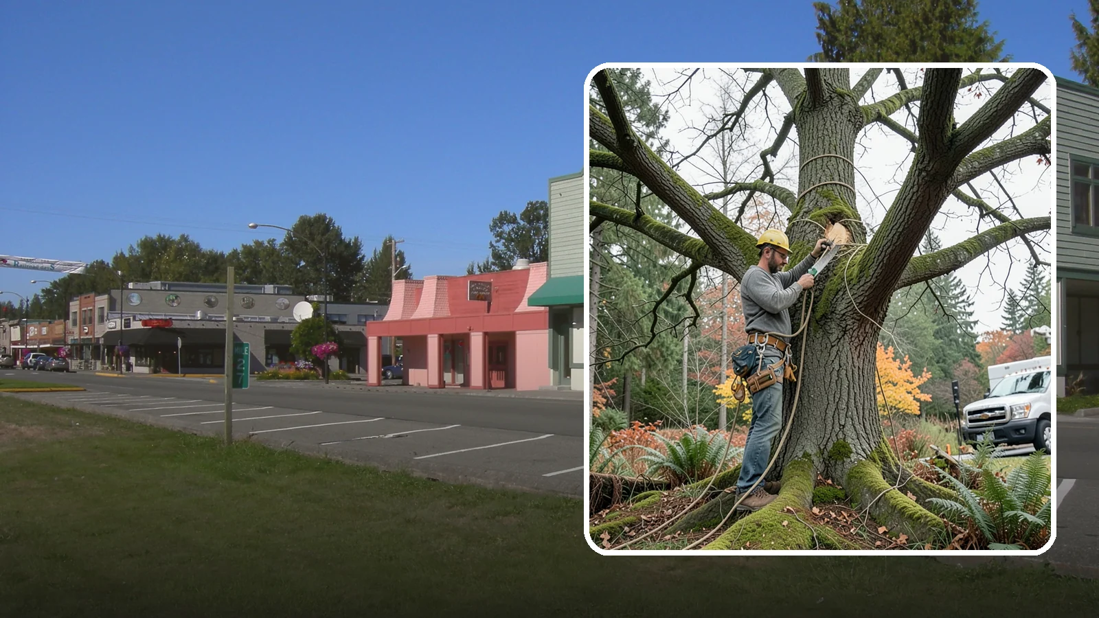 Seasonal pruning in Snoqualmie, King County, WA - Pruning timed to a tree's seasonal cycle.