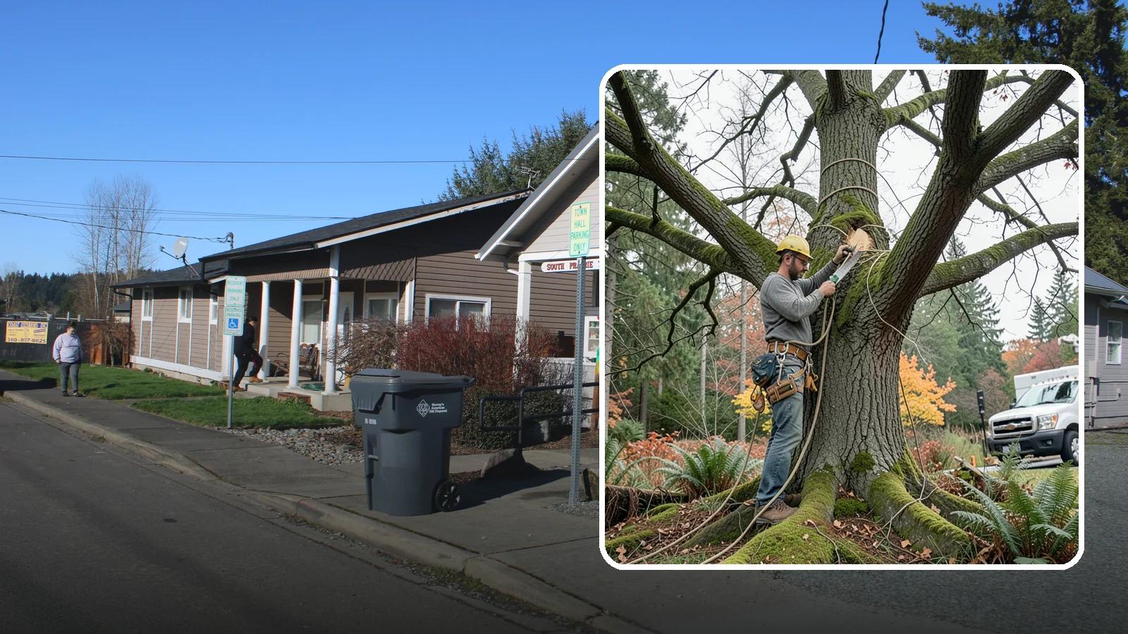 Seasonal pruning in South Prairie, Pierce County, WA - Pruning timed to a tree's seasonal cycle.