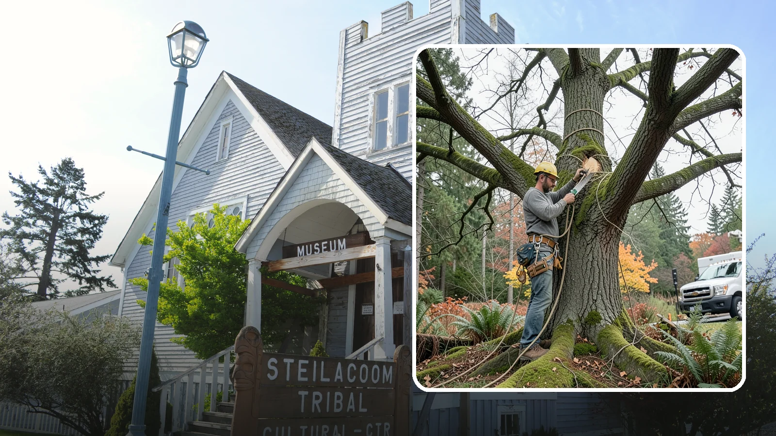Seasonal pruning in Steilacoom, Pierce County, WA - Pruning timed to a tree's seasonal cycle.
