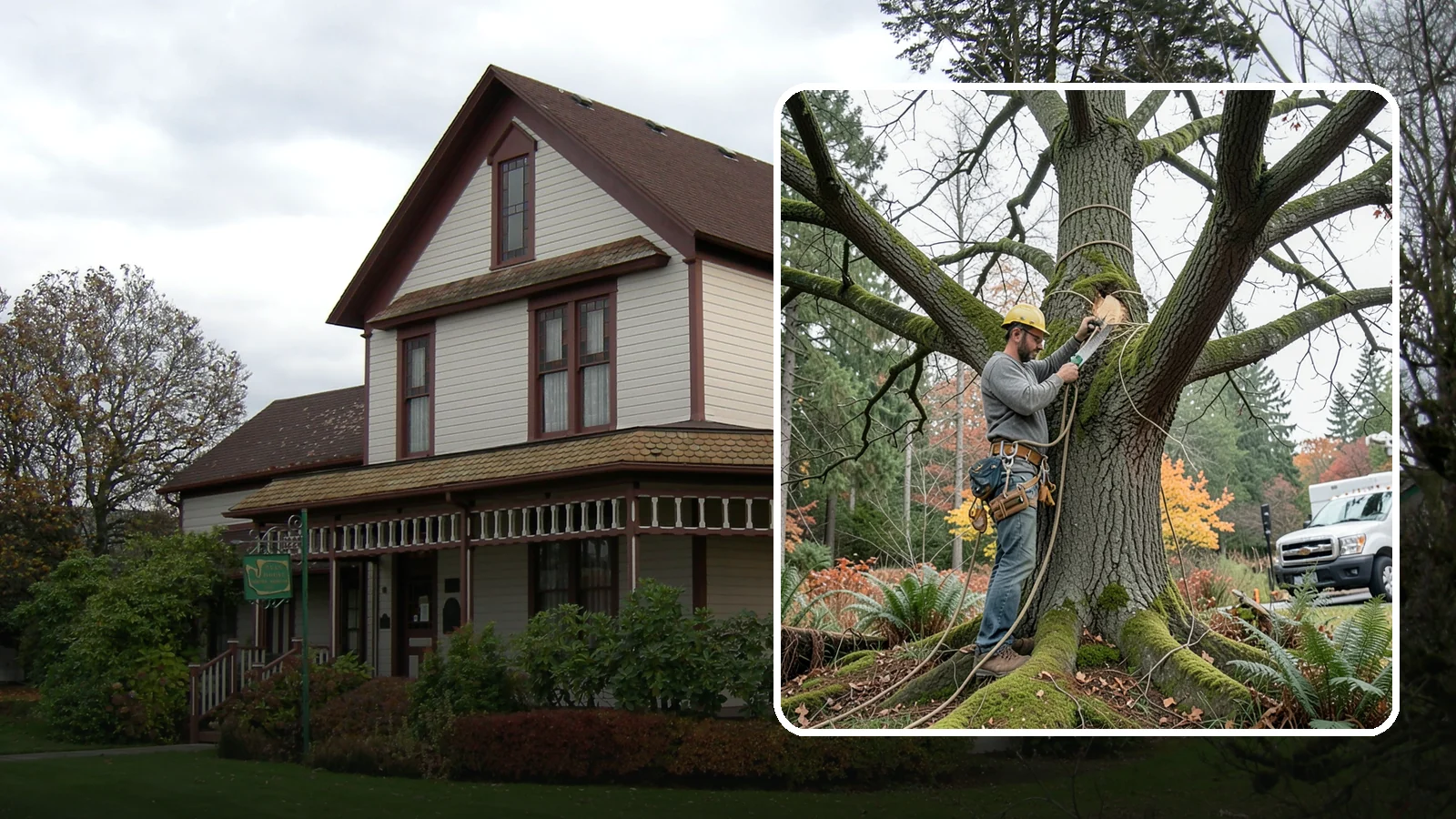 Seasonal pruning in Sumner, Pierce County, WA - Pruning timed to a tree's seasonal cycle.