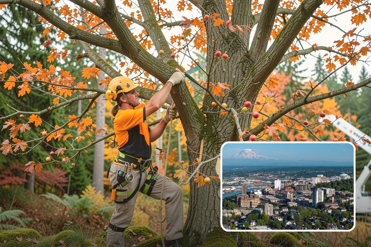 Seasonal pruning in Tacoma, Pierce County, WA - Improves tree structure, health, and appearance