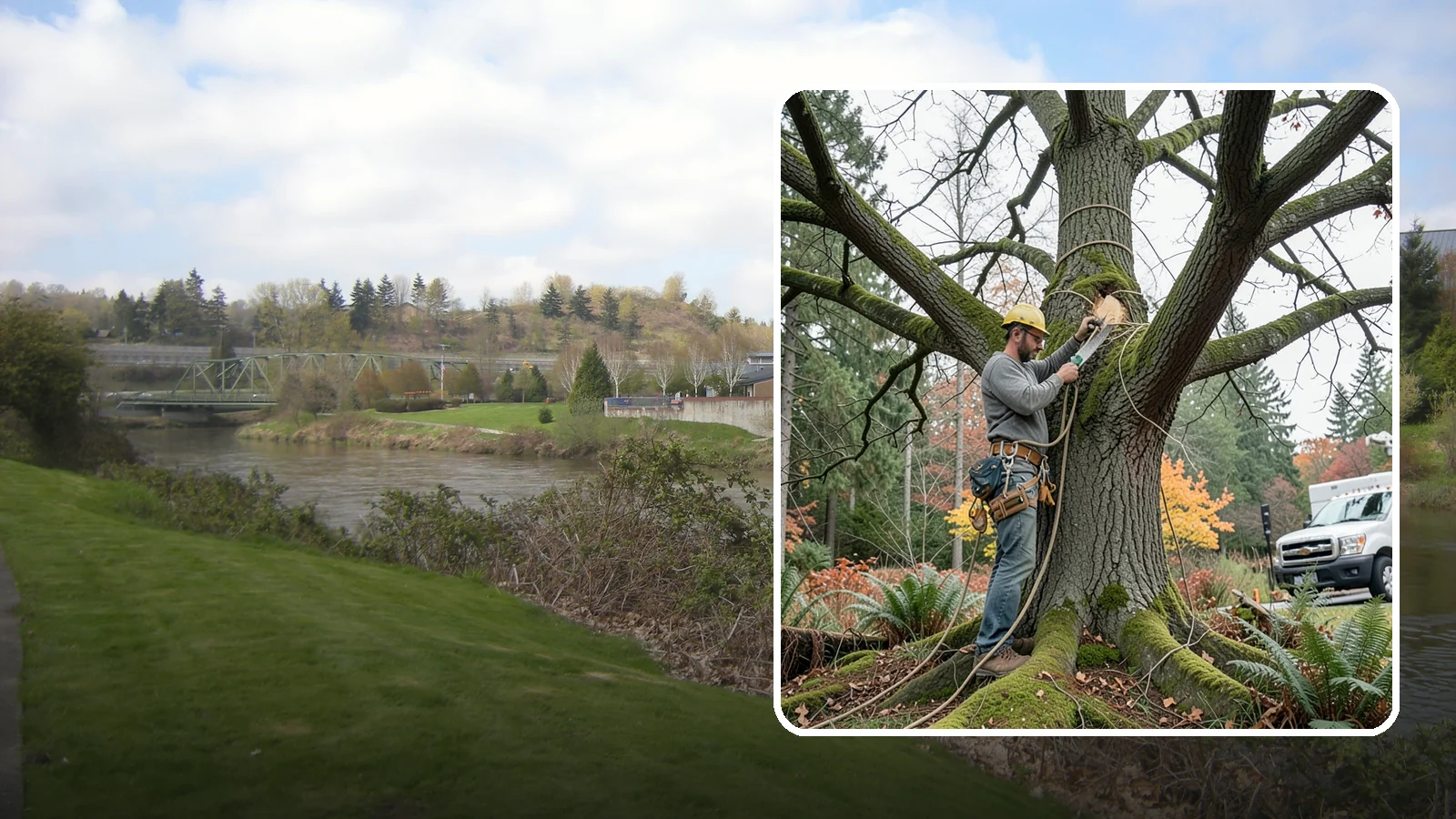 Seasonal pruning in Tukwila, King County, WA - Pruning timed to a tree's seasonal cycle.