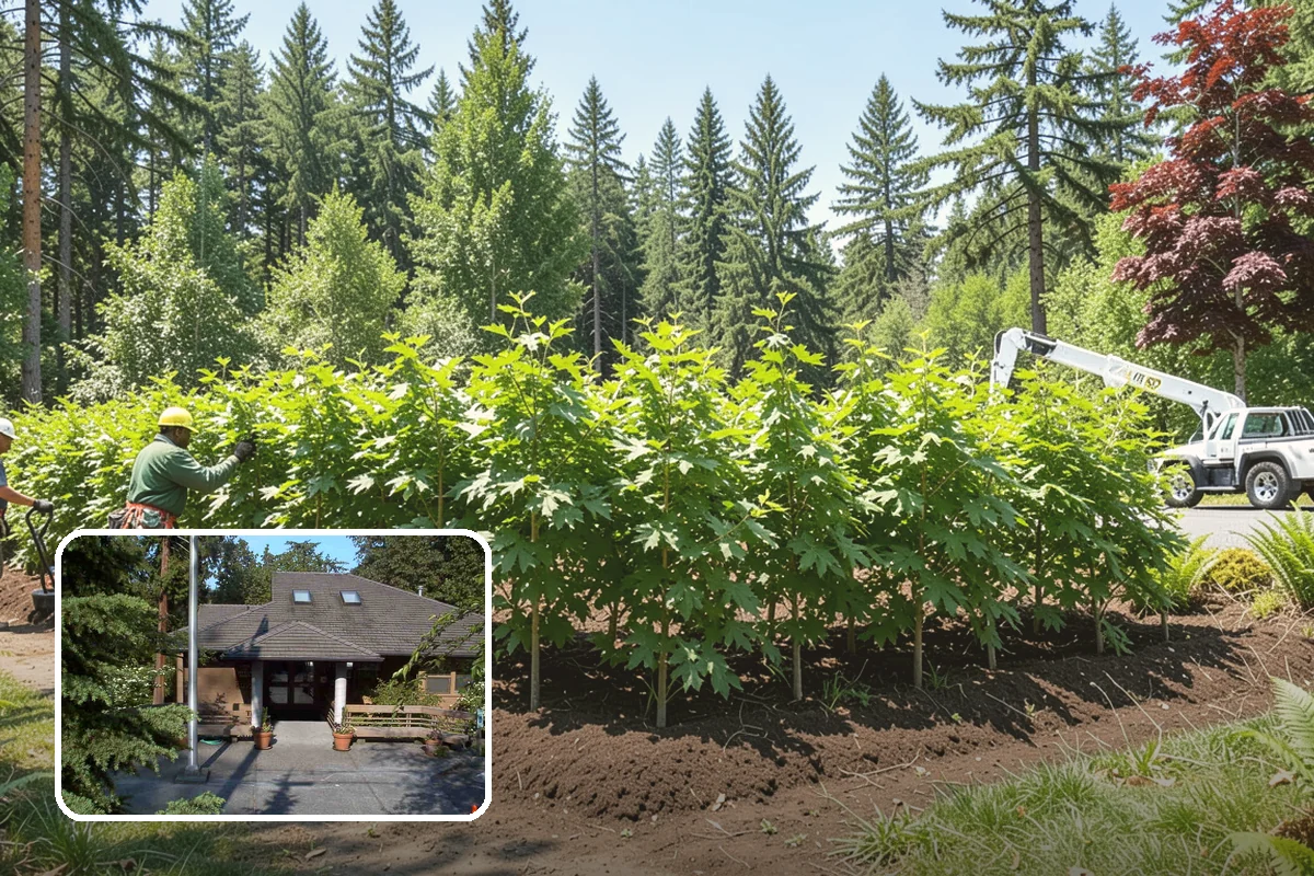 Seasonal pruning in Yarrow Point, King County, WA - Improves tree structure, health, and appearance