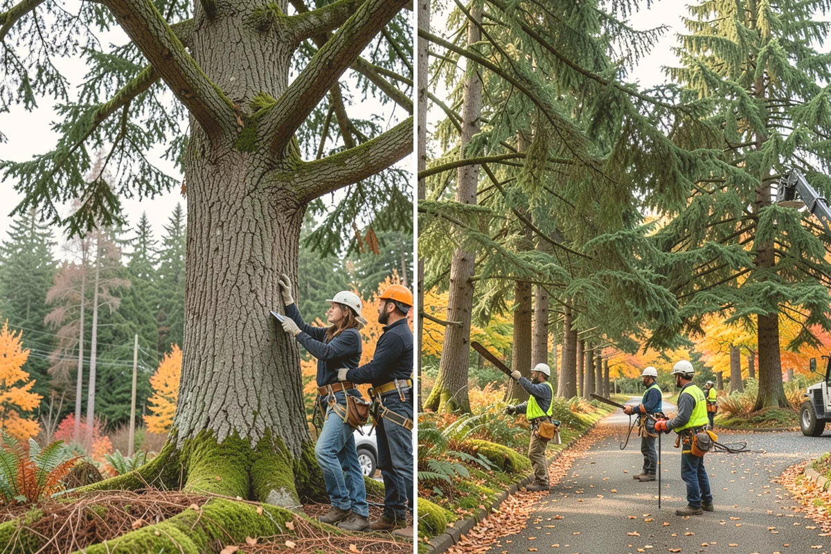 Shrub pruning in Bellevue, King County, WA - Assess plant condition and objectives