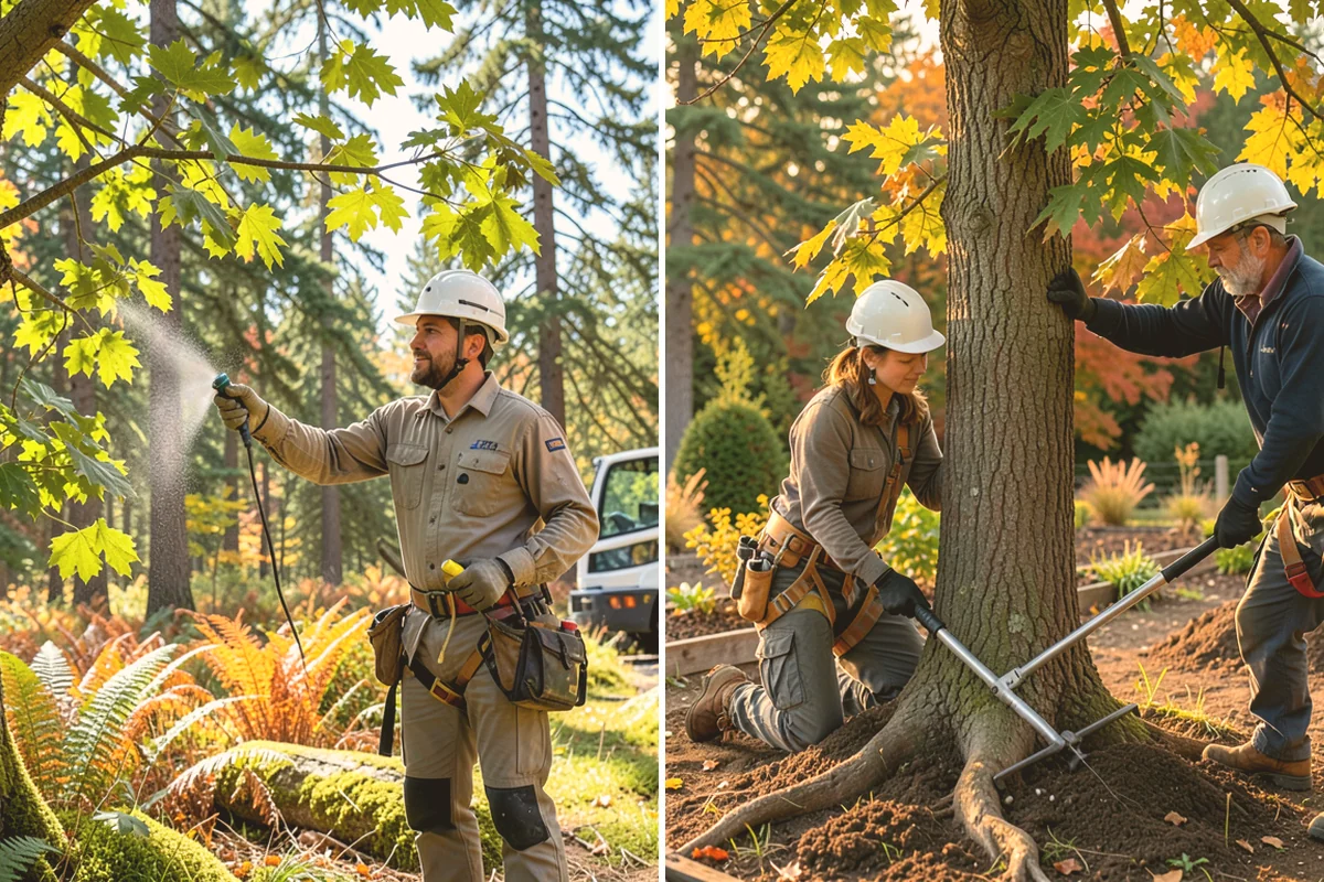 Shrub pruning in Brier, Snohomish County, WA - Assess plant condition and objectives