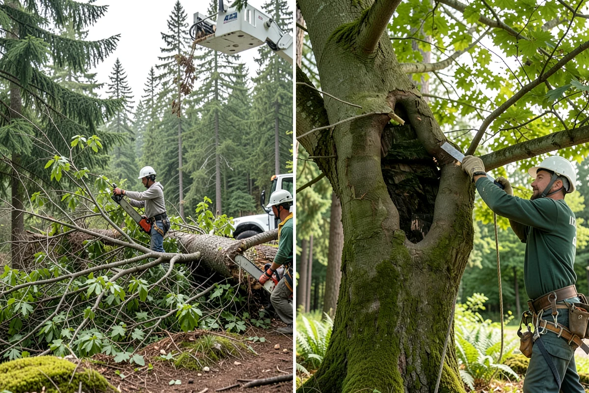 Shrub pruning in Clyde Hill, King County, WA - Assess plant condition and objectives