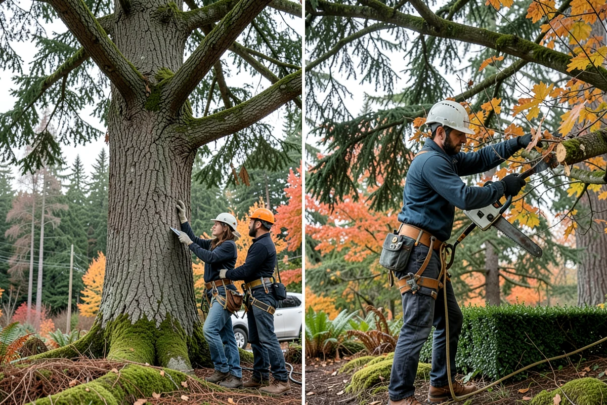 Shrub pruning in Fircrest, Pierce County, WA - Assess plant condition and objectives