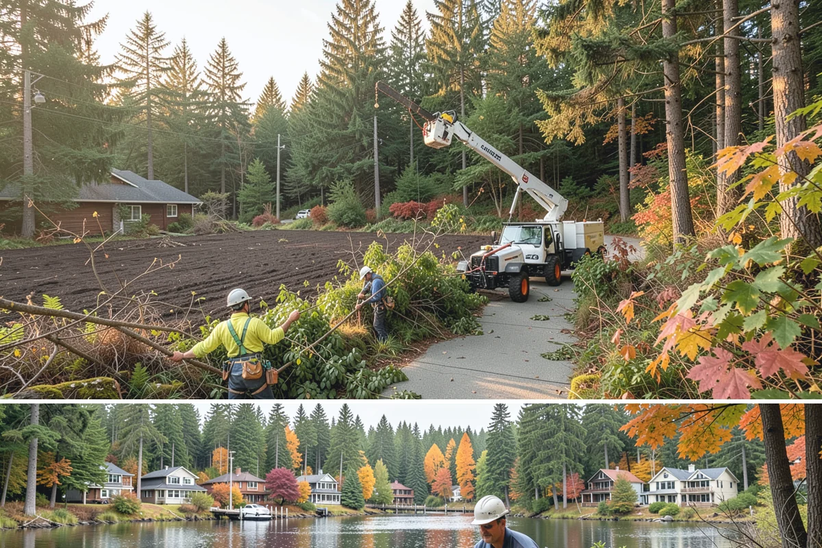 Shrub pruning in La Conner, Skagit County, WA - Pruning should generally occur during dormancy to maintain flowering cycles for spring bloomers or immediately after blooming for...