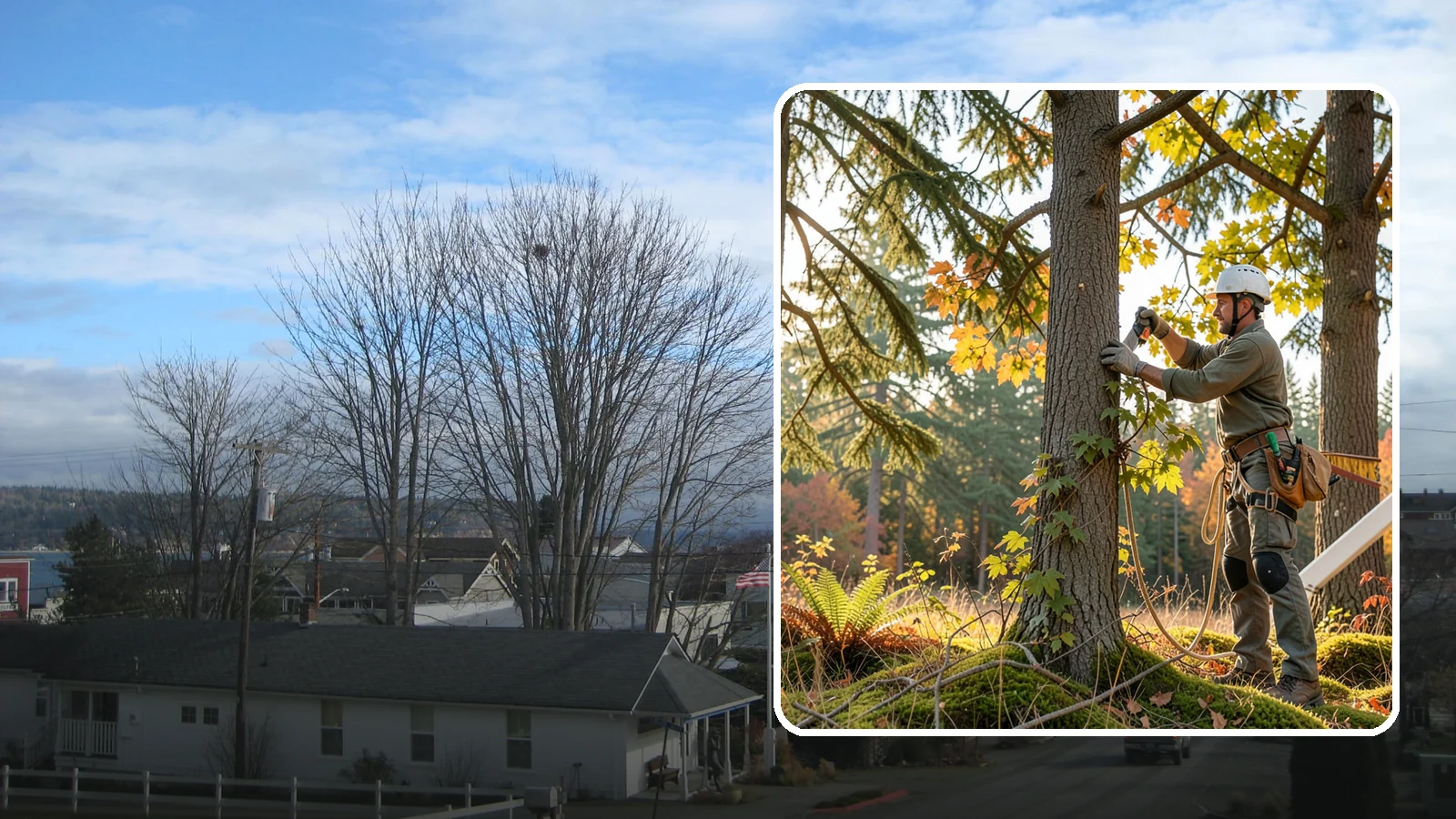 Shrub pruning in Langley, Island County, WA - The pruning of shrubs for health and appearance.