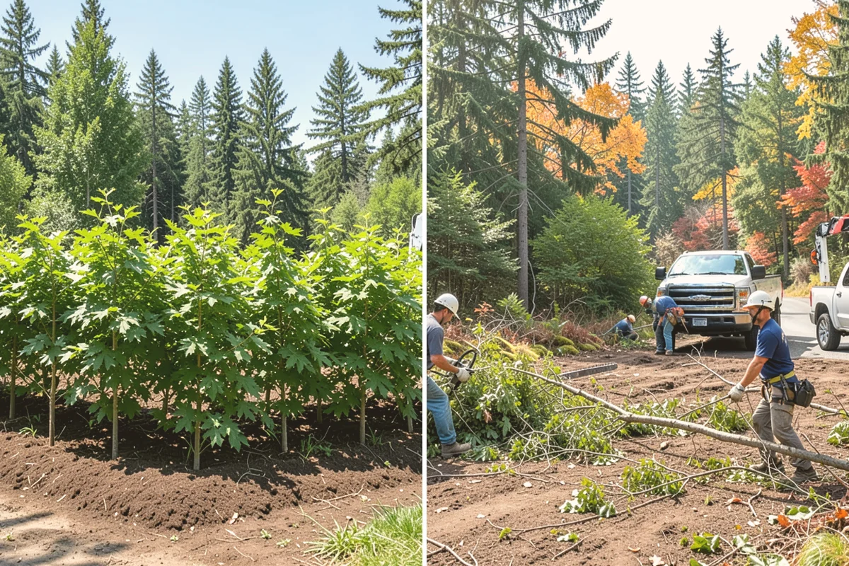 Shrub pruning in Milton, King County, WA - Assess plant condition and objectives