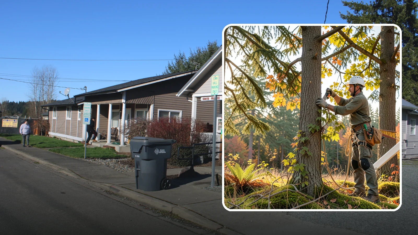 Shrub pruning in South Prairie, Pierce County, WA - The pruning of shrubs for health and appearance.