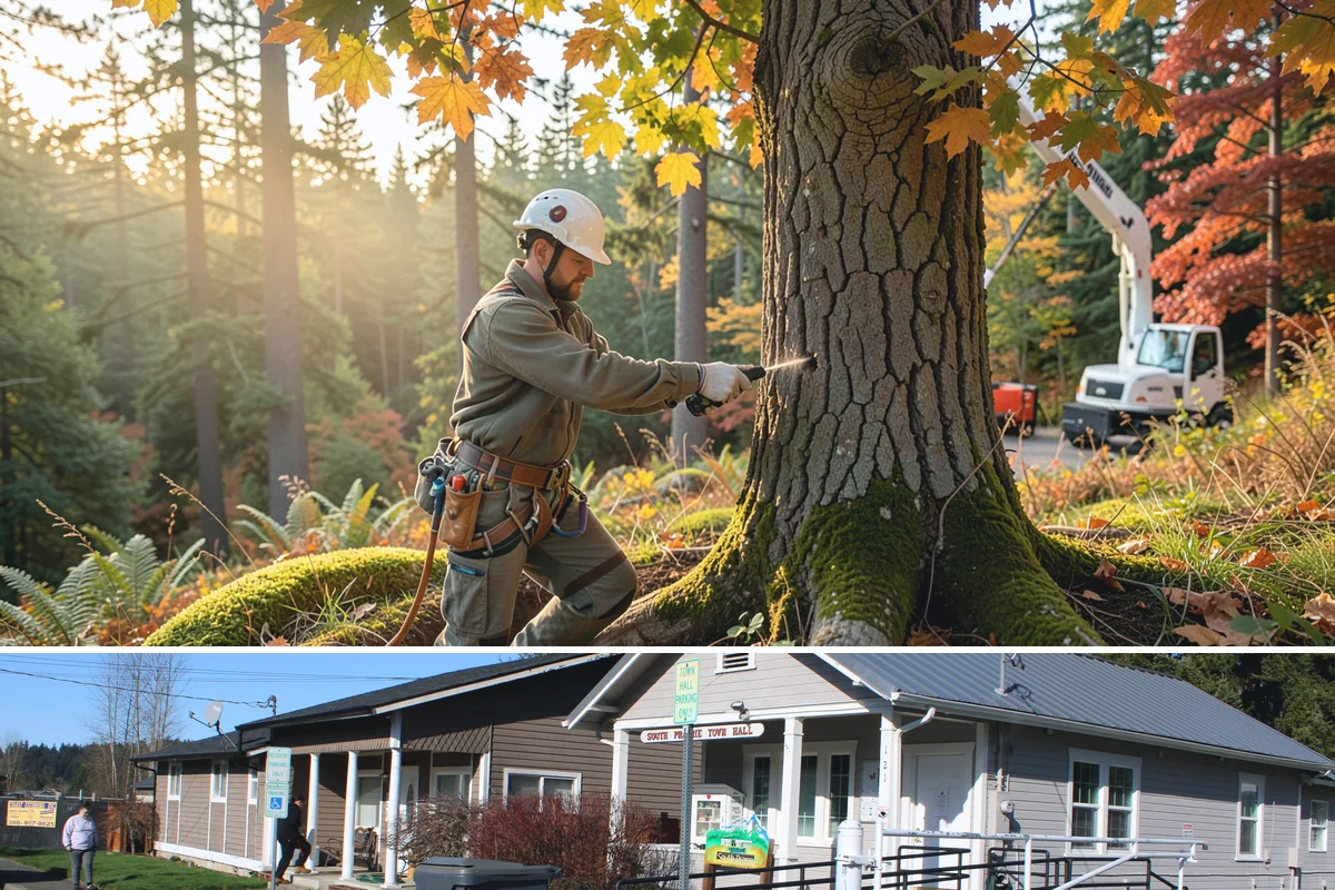 Shrub pruning in South Prairie, Pierce County, WA - Pruning should generally occur during dormancy to maintain flowering cycles for spring bloomers or immediately after blooming for...