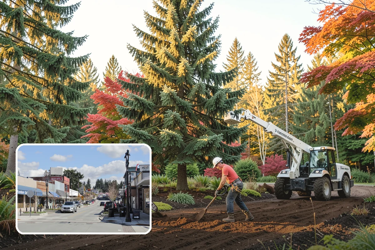 Sidewalk clearance pruning in Bothell, King County, WA - Improves tree structure, health, and appearance